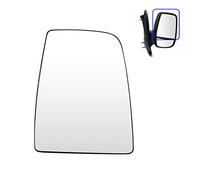 GSRECY Mirror Glass Compatible With Transit MK8 2014-ON Upper Door Wing Mirror Glass With Back Plate (Upper Right)