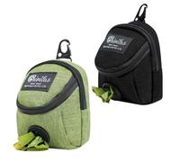 GSrenyu 2 Pack Dog Treat Pouch Bags Poo Bag Holder Oxford Cloth Dog Walking Bag With Waist Belt Clip For Dogs Cats Training Travel Walking