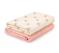 GSrenyu 2 Pcs Large Muslin Blanket Large Muslin Cloths For Baby