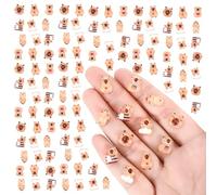 GSrenyu 200 Pcs Mini Capybara Mini Resin Animals Capybara for Fairy Gardens, Micro Landscaping, Dollhouse Miniatures, Decoration(Random Style)