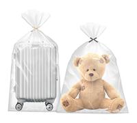 GSrenyu 6 Pack Clear Storage Bags,80x110cm 3pcs+90x120cm 3pcs,Extra Large Clear Bags,Thickened and Sturdy,Moistureproof for Luggage,Furniture,Comforter,Chair,Plush Toys
