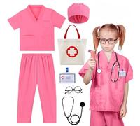 GSrenyu 8 Piece 130cm Kids Doctor Costume Set