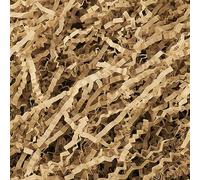 GSrenyu Brown Zig Zag Shredded Tissue Paper,200g Crinkle Cut Shredded Crinkle Paper Packaging Protection Decoration for Birthday Gift Boxes Weddings Festivals