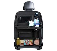 Gsrhzd Car Seat Organiser, with Foldable Dining Table, Multi Pockets