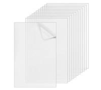 Gsrhzd Perspex Sheet, 12 PCS 297MM x 210MM/A4 Clear Acrylic Perspex Plastic Sheet 1MM Thick Transparent for Picture Frame, Painting, DIY Craft, Display