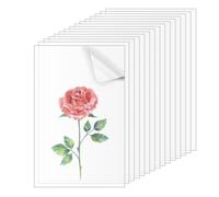 Gsrhzd Perspex Sheet, 15PCS 100 x 150MM Clear Acrylic Perspex Plastic Sheet 1MM Thick Transparent for Picture Frame, Painting, DIY Craft, Display