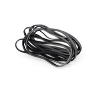 Gsrhzd Rubber Bands, 30 PCS 10x0.3cm Black Elastic Band, Thick Strong Elastic Bands, Large Rubber Band Heavy Duty, for Industrial Home Office School File Folders Garbage