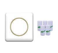 Gsrimgratoe Mini Thermal Label Printer Incorrect Title Printer High Definition Photo Clipboard Printer with Self Adhesive Paper