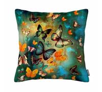 GSRONY Butterfly Throw Pillow Covers Butterflys Oil Painting Style Cushion Pillow Case Home Decor Pillowcase 18x18 Inches