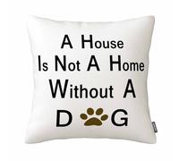 GSRONY Dog Lover Throw Pillow Covers Home with A Dog Cushion Pillow Case Home Decor Pillowcase 18x18 Inches