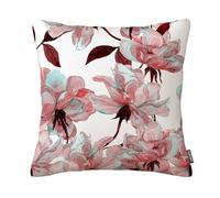 GSRONY Flower Throw Pillow Covers Watercolor Rose Floral Maroon Allover Cushion Pillow Case Home Decor Pillowcase 18x18 Inches