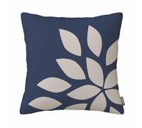 GSRONY Leaf Throw Pillow Covers Abstract Leaf Floral Blue Cushion Pillow Case Home Decor Pillowcase 18x18 Inches