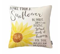 GSRONY Sunflower Throw Pillow Covers Advice from A Sunflower Print Cushion Pillow Case Home Decor Pillowcase 18x18 Inches