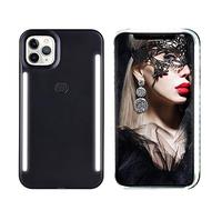 GSRYPC Front and Back Selfie Light up Case Compatible with iPhone 12 pro max, Rechargeable high Brightness Luminous LED Flash Lighting Selfie Light Best for Live Stream/Makeup/TIK Tok/Video
