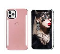 GSRYPC Front and Back Selfie Light up Case Compatible with iPhone 13 pro max,Rechargeable high Brightness Luminous LED Flash Lighting Selfie Light Best for Live Stream/Makeup/TIK Tok/Video