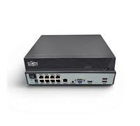 GSS Ultra 8 Channel 4K Ultra HD PoE NVR Video Recorder, IP System with Built-in Switch, Artificial Intelligence for Human Detection, H.265+ Compression and Remote Access via XMEye App