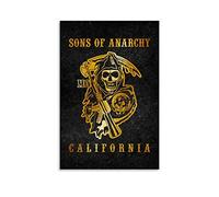 GSSD Sons of Anarchy Poster Decorative Painting Canvas Wall Art Living Room Posters Bedroom Painting 12x18inch(30x45cm)