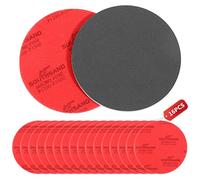 GSSHBR 16 Pack Bowling Sanding Pads, 7 Grain Sizes (500, 800-1000, 1200-1500, 2000, 2500, 3000, 4000), Silicon Carbide, Urethane Compatible, Red