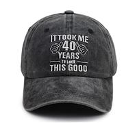 Gsspvii It Took Me 40 Years to Look This Good Hat for Women Men, Funny Adjustable Embroidery 40th Birthday Baseball Cap, 40th Embroidery Black, One size