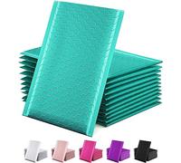 GSSUSA Teal Bubble Mailers 50pcs 6x10"