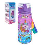 GSSWSSS GSSWSS Decorate Your Own Water Bottle Kits for Girls,Gem Diamond Painting Crafts Kit Suit Age 4-6-8-10,Fun Arts and Crafts Gifts Toys for Girls Birthday Christmas, purple, Unicorn-1