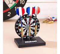 GSTFY Personalised Darts Holder 3D Printed Customise Name Text Dart Stand Memorial Darts Trophy For 3 Darts Home Decoration Birthday Gifts For Women Men