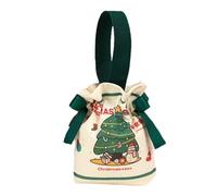 GSUYUHUPO Christmas Creative Handbag Christmas Eve Apple Packaging Bag Gift Bag Handheld Candy Canvas Bag