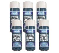 GSV Essentails Electrical Contact Cleaner Spray, Aerosol Switch Circuit Board Cleaner Spray, Oil and Dirt Grease Remover Paint Ideal for Ignition, Automotive, Industrial & Household 200 Ml (6 Pcs)