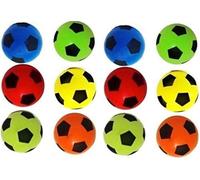 GSV Essentials 12x Soft Foam Sponge Ball, Vibrant Colour, Soft Soccer Ball, Durable Construction, Portable And Lightweight, Outdoor & Indoor Fun Game, Promote Physical Health, Random Colours