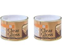 GSV Essentials 151 Coatings Clear Gloss Varnish, Quick-Drying Formula, Durable Finish, Ideal for Wood, Windows, Tables, Chairs, Cabinets, DIY Projects, Long-Lasting Protection, Pack of 2