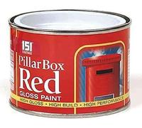 GSV Essentials 151 Coatings Pillar Box Red Gloss Paint, Eye-Catching Red Finish Multi-Surface Tin Paint, Non-Cracking, Fast Drying,Ideal for Gates, Railings, Doors, Trims,180ml