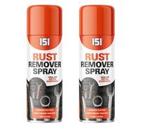 GSV Essentials 151 Rust Remover Spray, Fast-Acting Rust Dissolver & Corrosion Protector, Anti-Rust Spray Paint for Treatment for Cars, Bikes, Metals, Tools and Equipment & DIY Maintenance (2 Pcs)