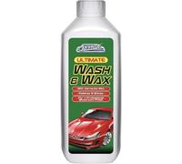 GSV Essentials 2-in-1 Car Shampoo and Wax, High-Foaming Wash & Carnauba Wax Formula, Cleans, Shines & Protects, Streak-Free Glossy Finish, Water-Repellent Coating, (1 Pcs)