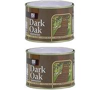 GSV Essentials 2 X Dark Oak Varnish Wooden Paint, Durable and Attractive Finish, Non-Cracking, Quick-Drying, Ideal Use for Interior and Exterior Wood Surfaces, 180ml
