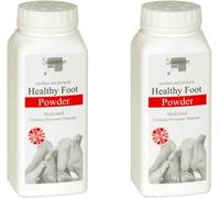 GSV Essentials Athletes Healthy Foot Powder, Soothes and Refreshes Feet, Helps Eliminates Odour, Absorbs Moisture, Relieves Itching and Irritation, 75g (2 PCS)