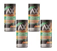 GSV Essentials Auto Extreme Bring It Black Interior Cleaning Wipes, Matte Finish, Streak-Free Dashboard & Trim Cleaner, Quick-Dry Formula, Tear-Resistant Multipurpose Wipes, (4 Pcs)