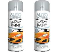 GSV Essentials Auto Extreme Clear Lacquer Spray Paint, High Gloss Protective Finish, Quick-Drying, Durable Coating for Cars, Bikes, and DIY Projects,200ml, (Pack of 2)