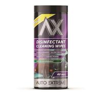 GSV Essentials Auto Extreme Disinfectant Cleaning Wipes, Citrus Scent, On-the-Go Car Interior Cleaner, Quick-Dry Formula, Kills 99.9% of Germs, (1 Pcs)