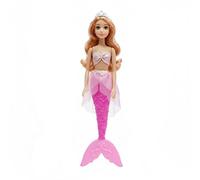 GSV Essentials Brenda Dream Girl Mermaid Princess Doll for Kids, Fashion Doll with Long Hair, Glittery Tail & Shimmery Top, Ocean Fantasy Toy for Girls, (Pink)
