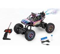 GSV Essentials Climb King 1:16 Scale RC Off-Road Car, 4WD High-Speed Remote Control Truck with Mist Spray, Bright LED Lights, Shock Absorbers & Durable Design, 27MHz Racing Vehicle for Kids