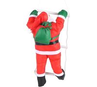 GSV Essentials Climbing Santa Claus Toy, Bright Red Colour, Eye Catching Design, Portable And Lightweight, Christmas Tree Ornament, Indoor &Outdoor Decoration, 50cm