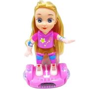 GSV Essentials Dancing Girl Doll Toy, Interactive Music, LED Light, and Movement Playset for Toddlers and Kids, Colorful, Fun, and Durable Design, for Kids