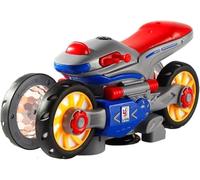 GSV Essentials Deformation Motorcycle, Enhancing Creativity, Hand-Eye Coordination, Imaginative Play, 360-Degree Rotation, LED Light & Music, Battery Operated, Problem-Solving Skills