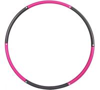 GSV Essentials Detachable Fitness Hula Hoop, Fitness & Fun, Adjustable Pink & Black Design, Perfect for Kids and Adults, Enhance Core Strength, Balance, and Coordination