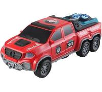 GSV Essentials Electric Music Car Toy, 360 Degree Rotation, LED Light & Sound, Lightweight and Portable Design, Hand-Eye Coordination & Motor Skills, Durable Construction, (Red)