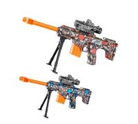 GSV Essentials Electric Splatter Gel Blaster G-U-N, Enhancing Hand-Eye Coordination, Scope and Goggles, Battery Operated, USB Charging Cable, Assorted Colour