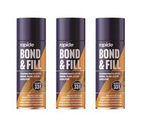 GSV Essentials Expanding Foam Filler Spray, Both Indoor And Outdoor Use, Ideal For Insulating Spaces, Reducing Energy Loss, Long-Lasting Properties, Multiple Applications (500ml, 3 Pcs)