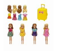 GSV Essentials Fashion Makeover Doll Set for Girls, Dolls with Interchangeable Hair & Outfits, Creative Dress-Up Toy Set with Accessories, Pretend Play Beauty Set, Educational & Fun Gift for Kids