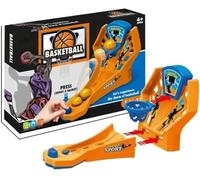 GSV Essentials Finger Basketball Shooter Game, LED Light And Sound, Compact And Lightweight Design, Hand-Eye Coordination, Imaginative Play, Easy To Operate, Long-Lasting Use