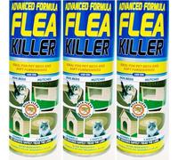 GSV Essentials Flea Killer Spray, Aerosol Spray, Household Flea Spray, Spray Ideal For Pet Beds And Soft Furnishings, Long lasting Protection, 200ml (Pack of 6)
